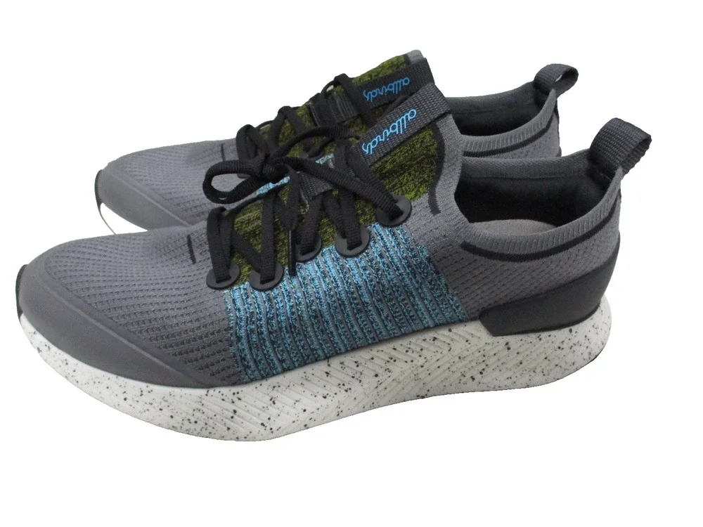 Allbirds Tree Glider Slip On Gray Bue Sneakers Shoes Womens Sz 11